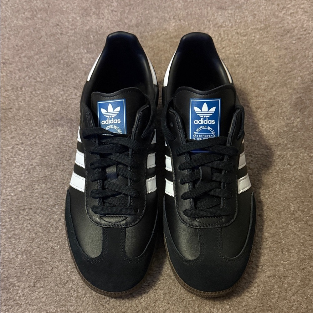 Adidas Black and White SAMBA Classic Sneakers